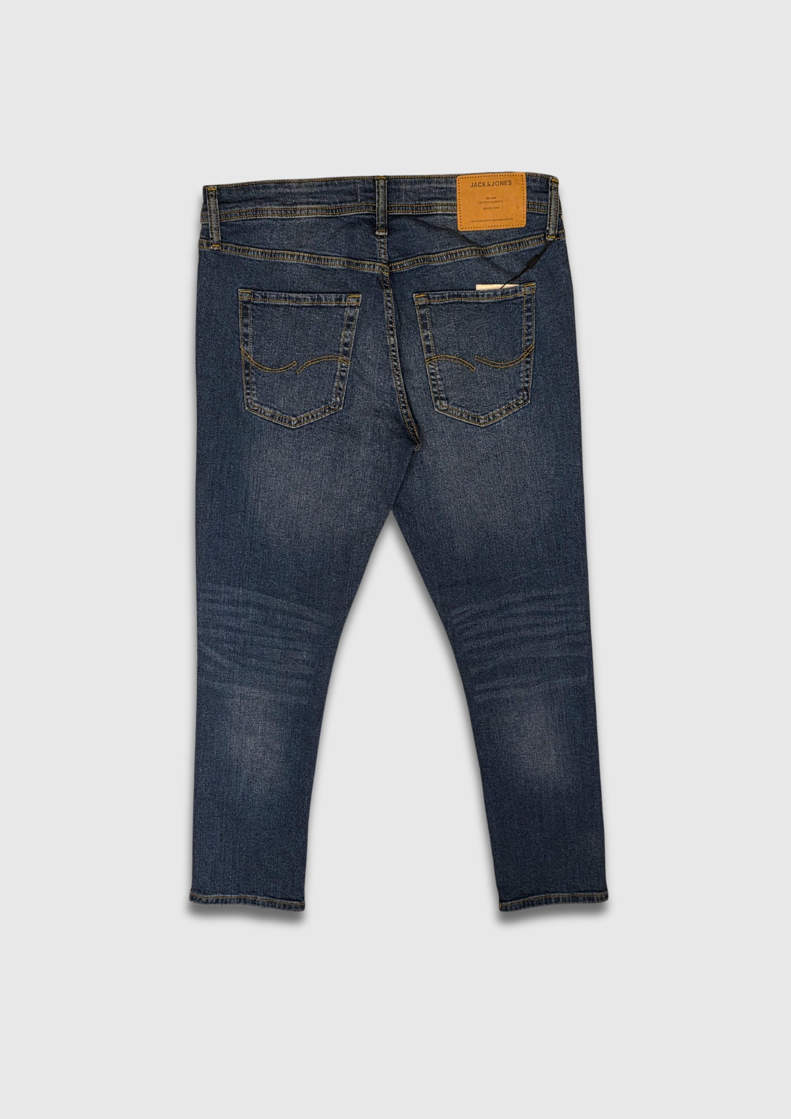 Jack & Jones Men’s Blue Slim Fit Jeans - Image 2